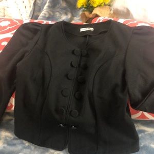 NWOT Black Bolero Style Jacket